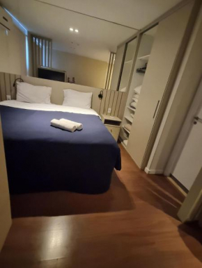 Morada Executive Deluxe M-rcure Vila Olímpia - Flat em hotel moderno em bairro nobre